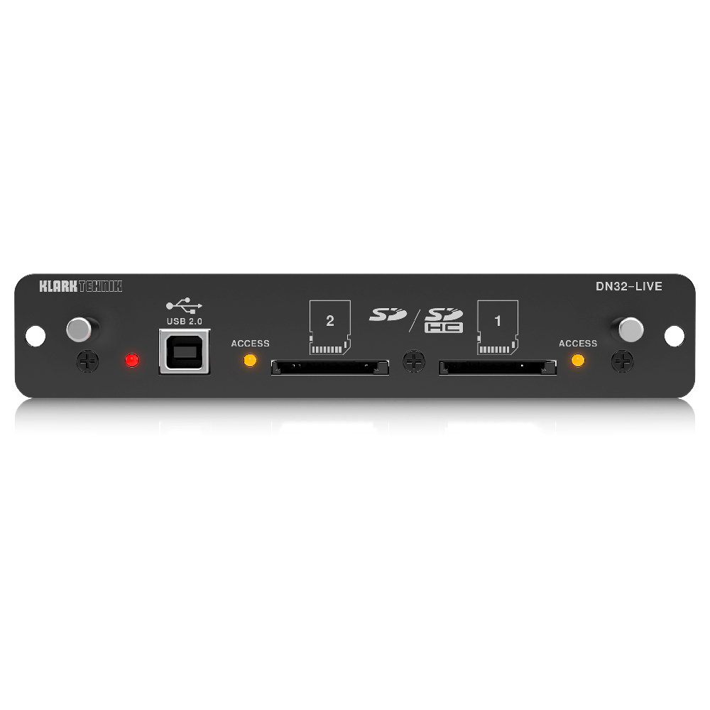 KLARK TEKNIK DN32-LIVE SD/SDHC Ve USB 2.0 Genişleme Modülü