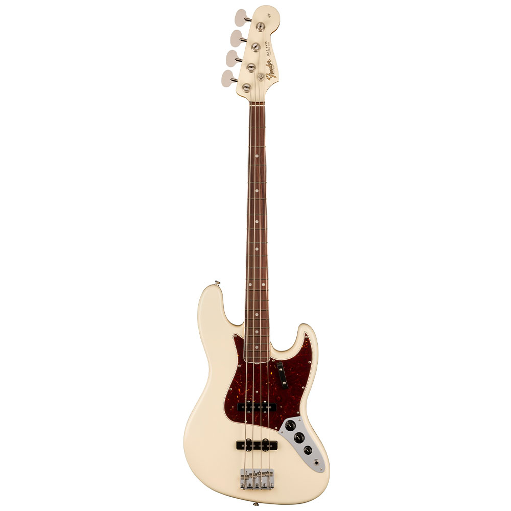 Fender American Vintage II 1966 Jazz Bass Gülağacı Klavye Olympic White Bas Gitar