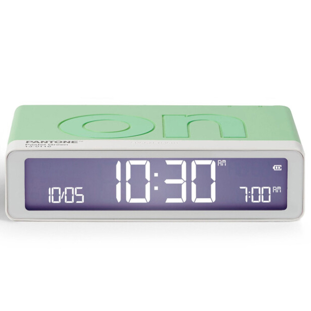 Lexon Flip Mini Şarj Edilebilir Alarm Saat Mint