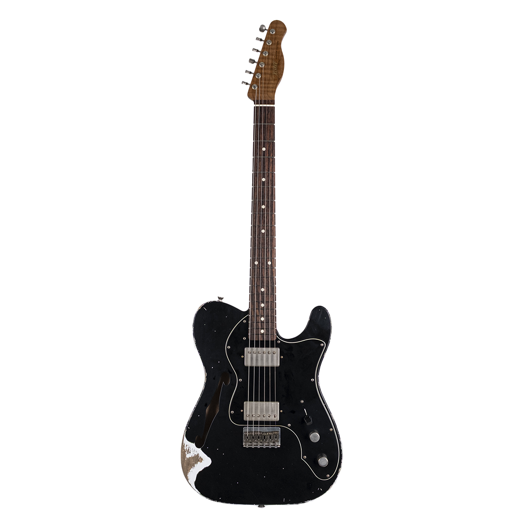 Xotic California Classic XTC-1/3729 Heavy Aging Indian Gülağacı Klavye Black Elektro Gitar