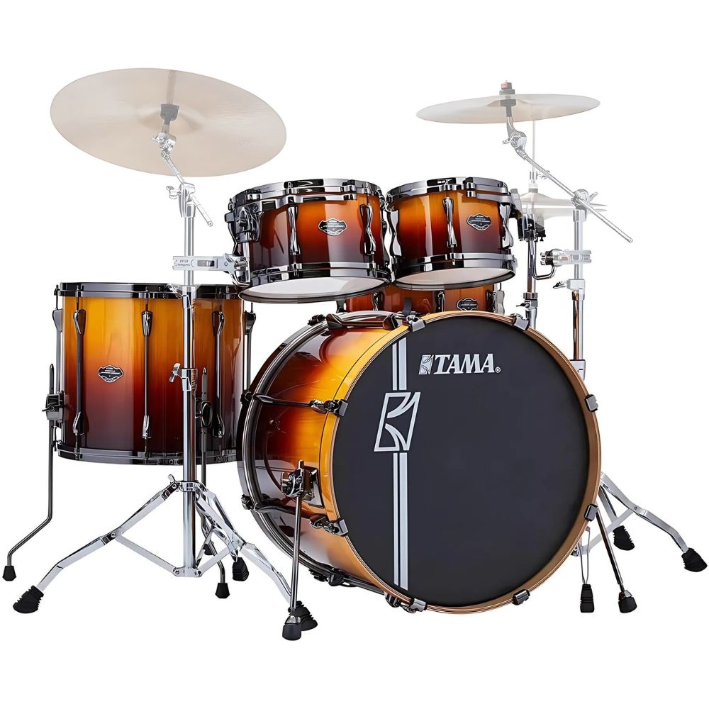 TAMA ML52HZBSP-SFP Limited Superstar Sapphire Fade  Hyper-Drive 5 Parça (22B/14S/10T/12T/16F) Akustik Davul Seti