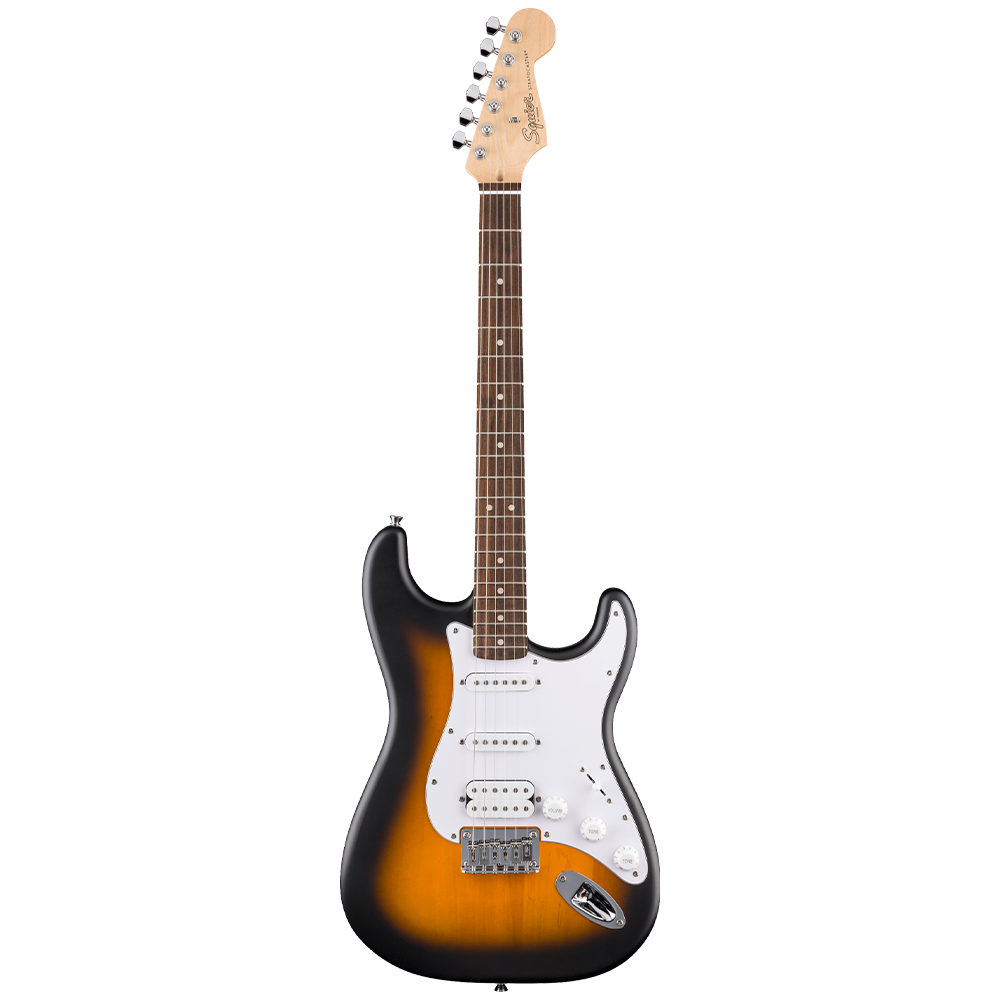 Squier Debut Stratocaster HSS Sabit Köprü Laurel Klavye 2 Ton Sunburst Elektro Gitar