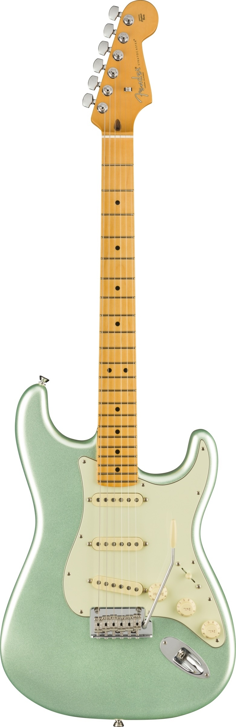 Fender American Professional II Stratocaster Akçaağaç Klavye Mystic Surf Green Elektro Gitar