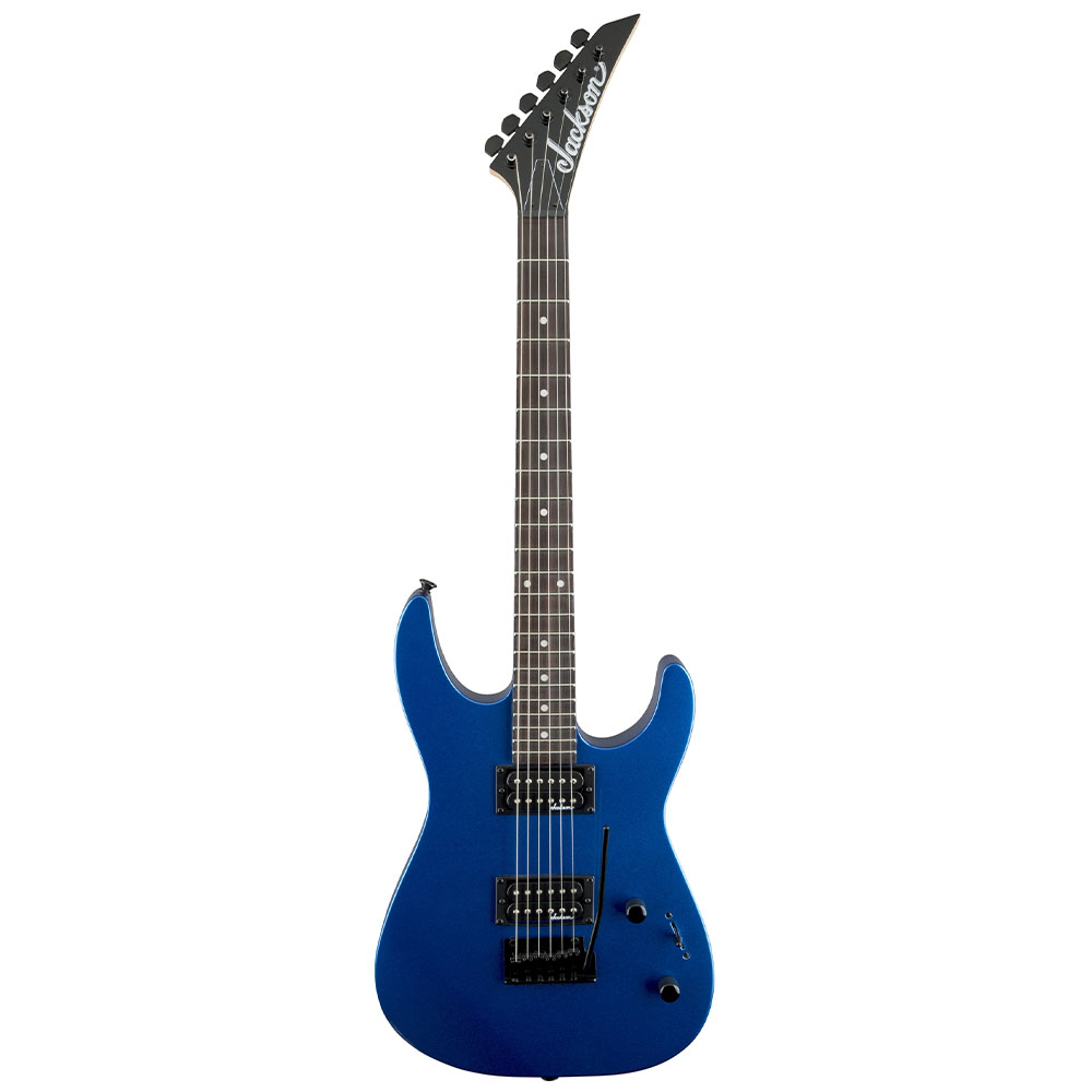 Jackson JS11 Dinky 2-Point Tremolo Amaranth Klavye Metallic Blue Elektro Gitar