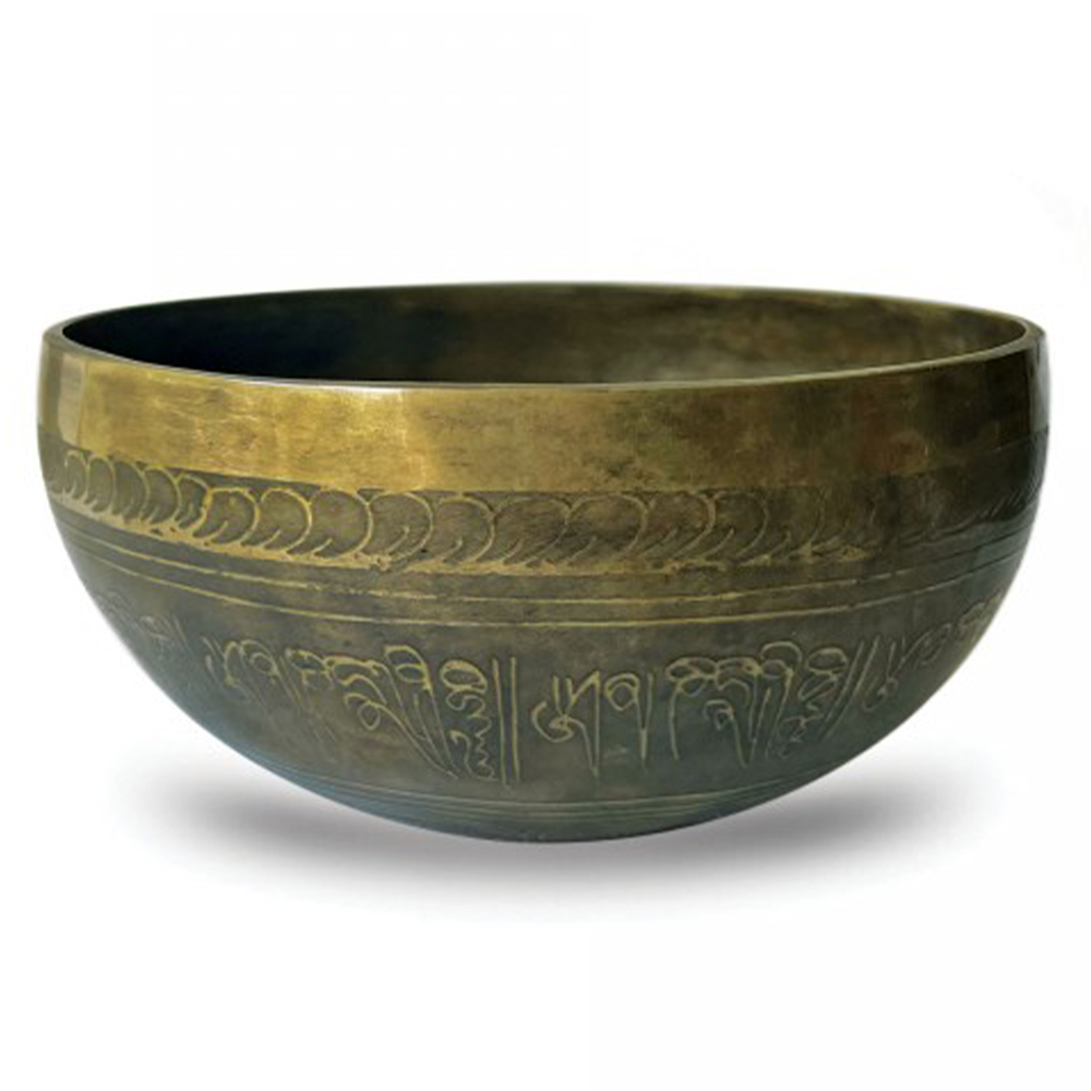 YOGIXO El Yapımı İşlemeli Tibet Kasesi 18 cm