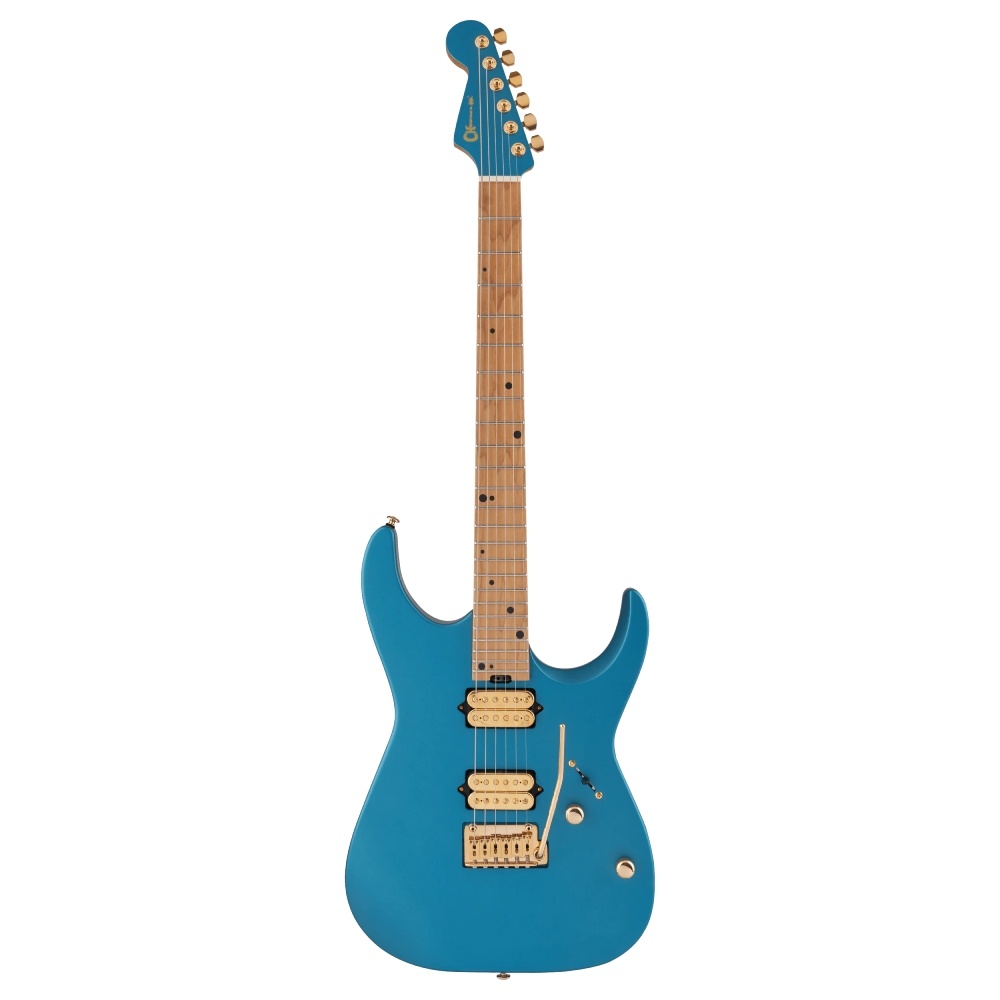 Charvel Angel Vivaldi Pro-Mod DK24-6 Nova Caramelized Akçaağaç Klavye Lucerne Aqua Firemist Elektro Gitar