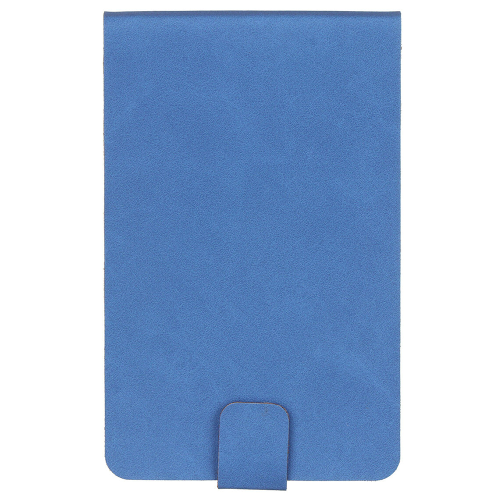 DESIGNWORKS INK Leatherette Notepad - Cornflower Blue 13.5x8.2 cm