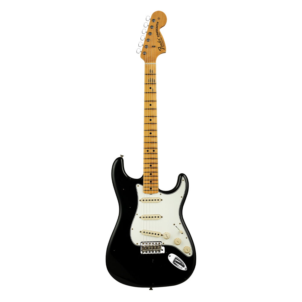 FENDER Custom Shop 1969 Stratocaster Journeyman Relic Akçaağaç Klavye Black Elektro Gitar