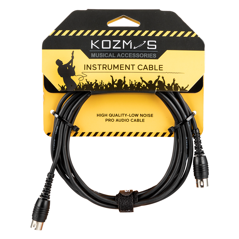 Kozmos KCL-404-3M 5 Pin -3mt  MIDI Kablo