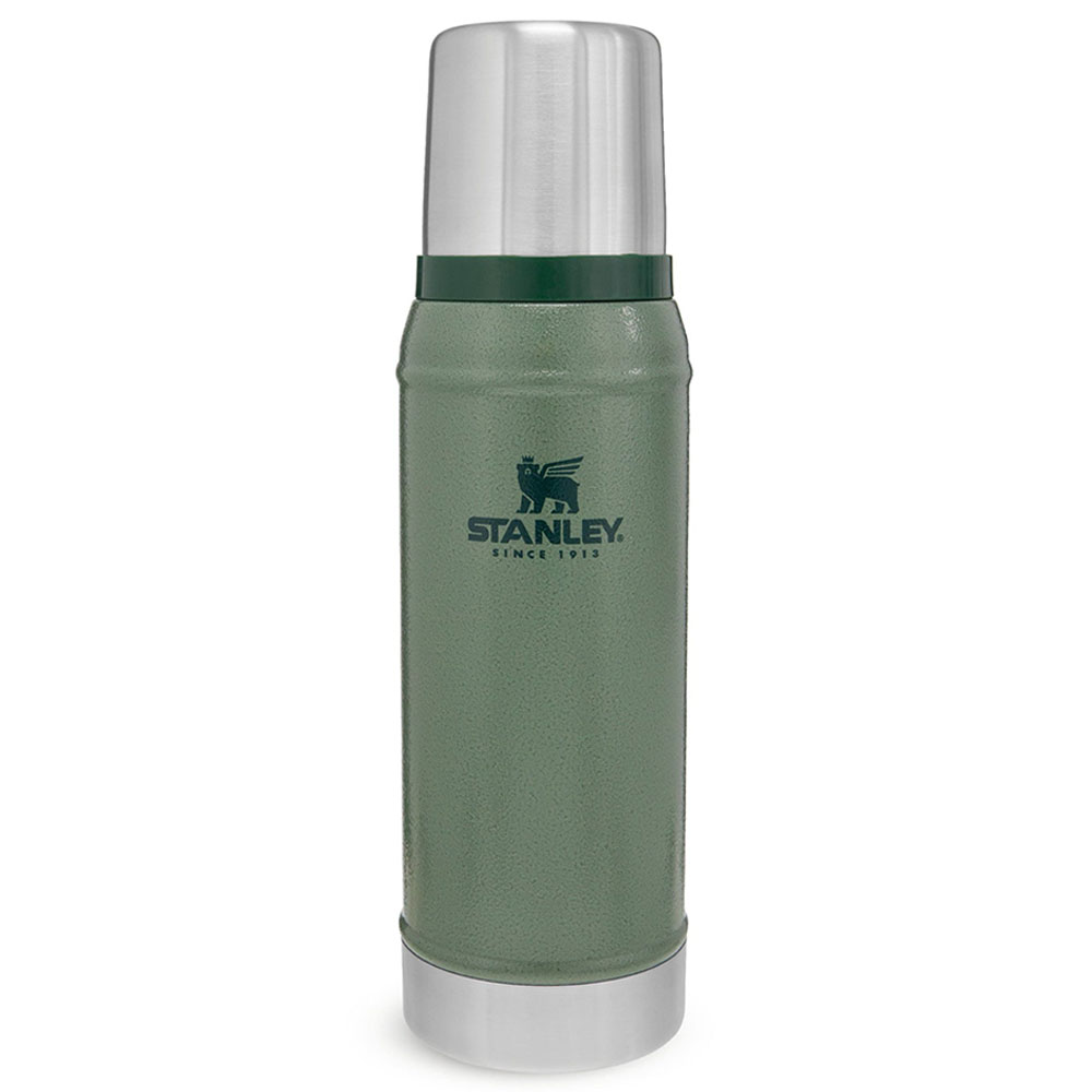 STANLEY 0.75 L Classic Legendary Bottle Hammertone Green - Yeşil Matara