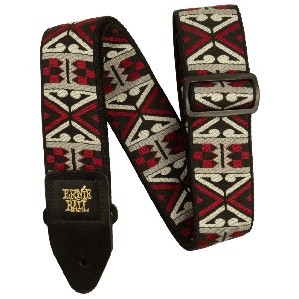 Ernie Ball P05339 Primal Red Jacquard Gitar Askısı