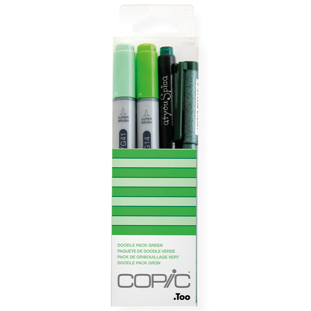 COPIC Ciao Doodle Pack Green Kalem Seti