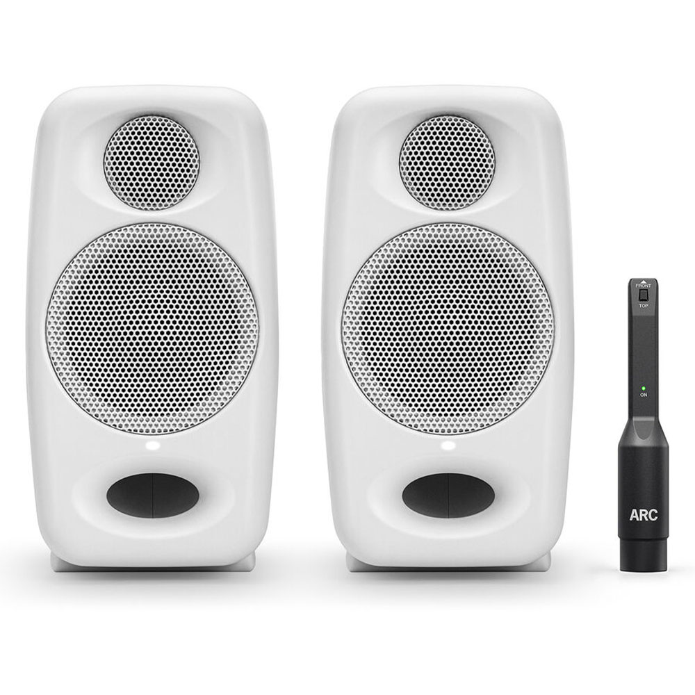 IK MULTIMEDIA IP-ILOUD-MMPROW2X-IN - iLoud Micro Monitor Pro - Stüdyo Referans Monitörü Beyaz (Çift)