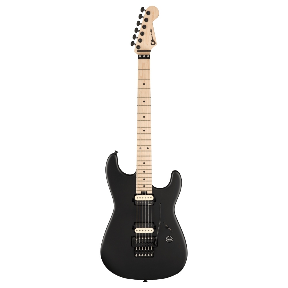 Charvel Jim Root Pro-Mod San Dimas Style 1 HH FR M Akçaağaç Klavye Satin Black Elektro Gitar
