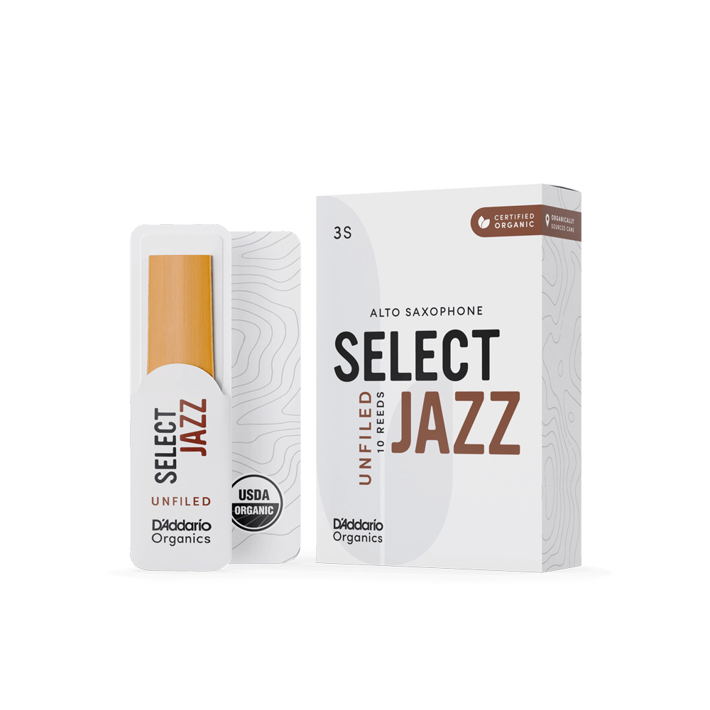 DADDARIO ORRS10ASX2S ORGANIC SELECT JAZZ Alto Saksafon Kamışı No:2S - 10'lu Kutu
