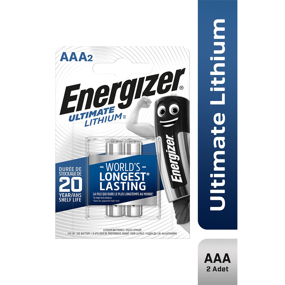 Energizer Ultimate Lith AAA BP2 Pil