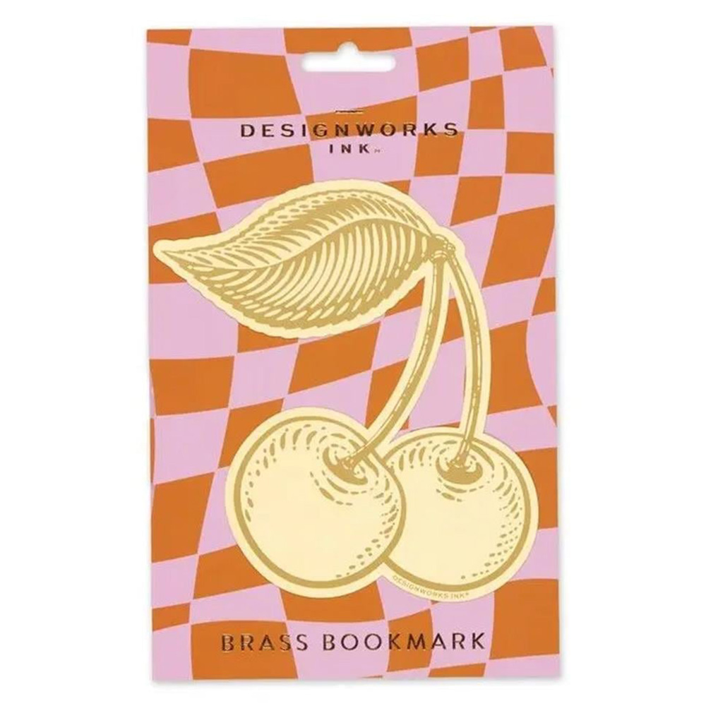DESIGNWORKS INK Metal Kitap Ayracı - Cherries