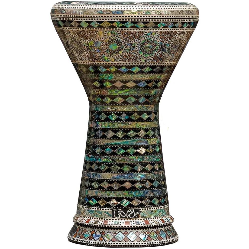 GEF ELFAN B23-6073 Gerçek Mavi Sedef Darbuka 23 cm