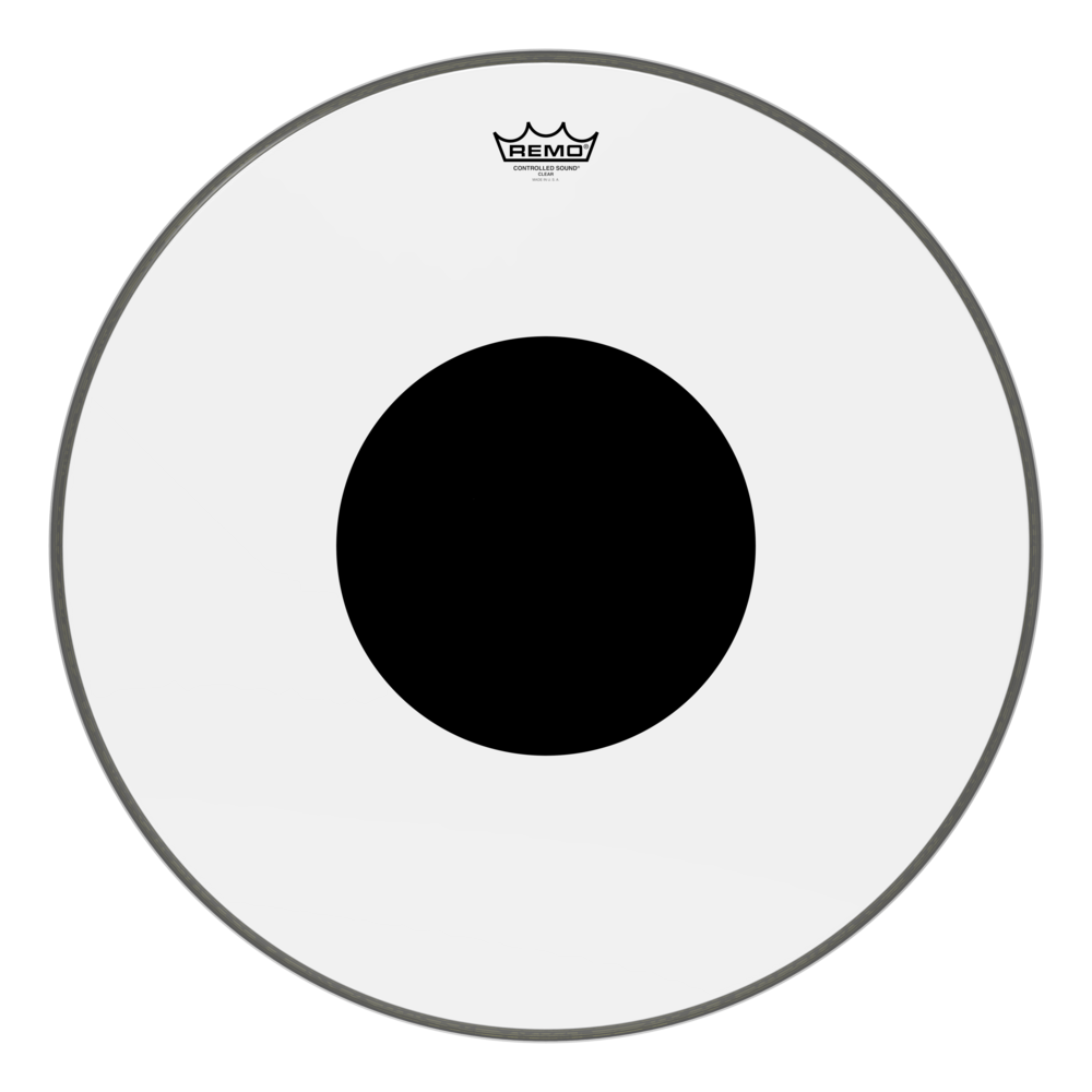 REMO CS-1324-10- Controlled Sound® Şeffaf Top Black Dot™ 24