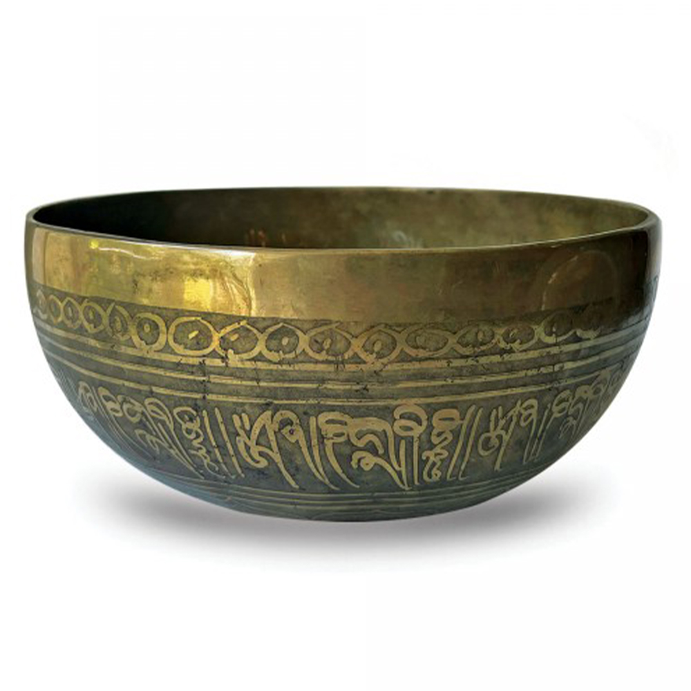 YOGIXO El Yapımı İşlemeli Tibet Kasesi 20 cm