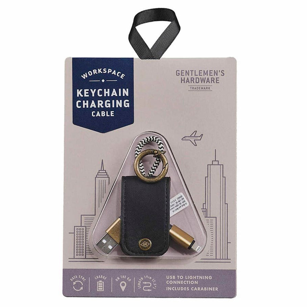 GENTLEMEN'S HARDWARE Lightning Şarj Kablosu Anahtarlık