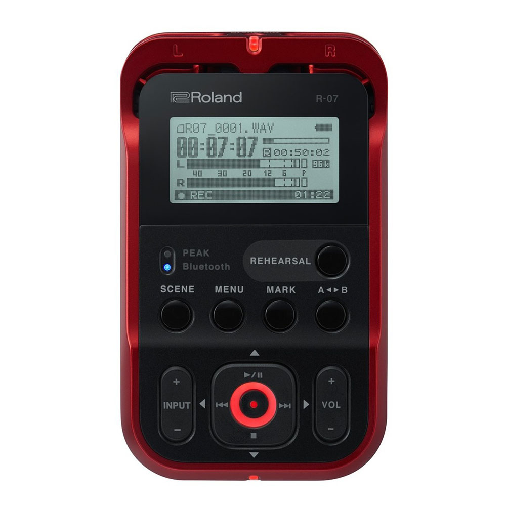 ROLAND R-07 WAV/MP3 Kırmızı Kayıt Cihazı