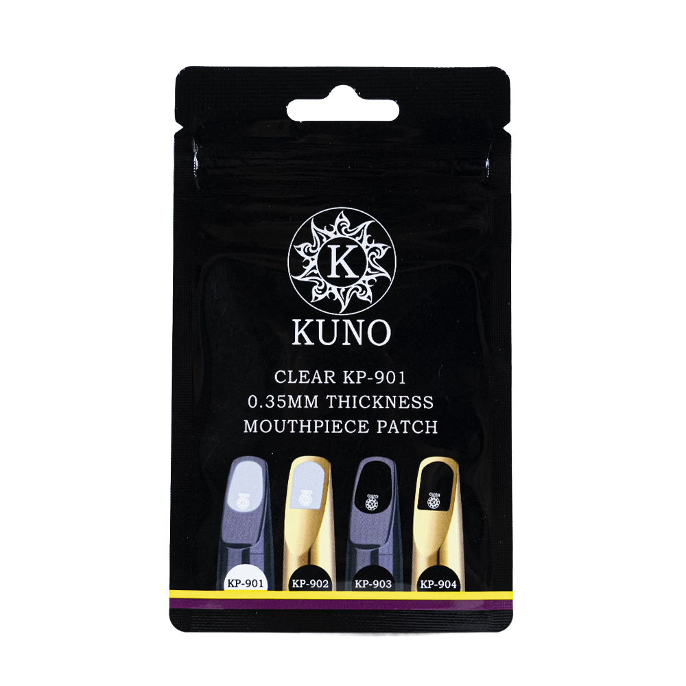 KUNO KP-901 Saksafon ve Klarnet Ağızlıkları İçin Şeffaf Dişlik (0,35 mm) - 6'lı Paket