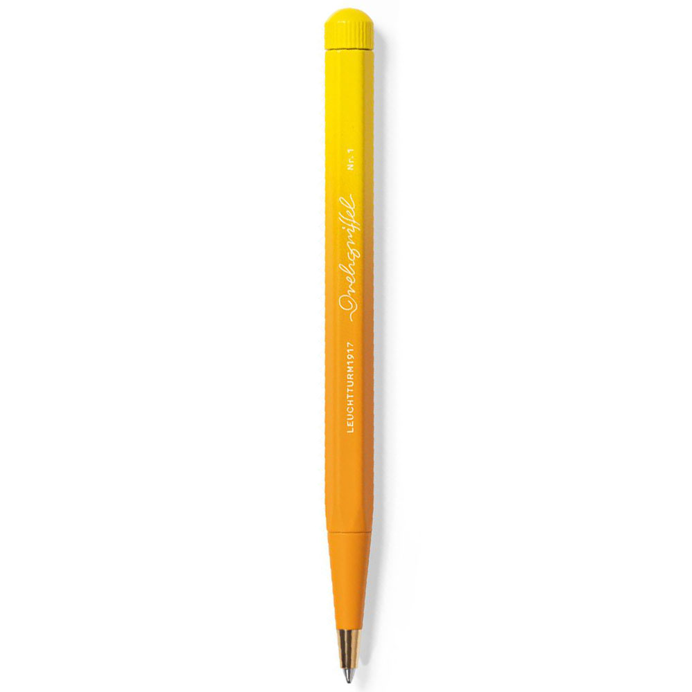 LEUCHTTURM Gradient Limited Edition Serisi Drehgriffel Tükenmez Kalem, Gündoğumu Sarı / Limon Sarı