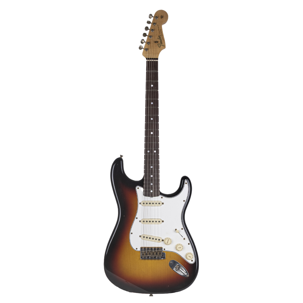 Fender Custom Shop Limited Edition L Series Fat 1964 Stratocaster Journeyman Relic 3 Ton Sunburst Elektro Gitar