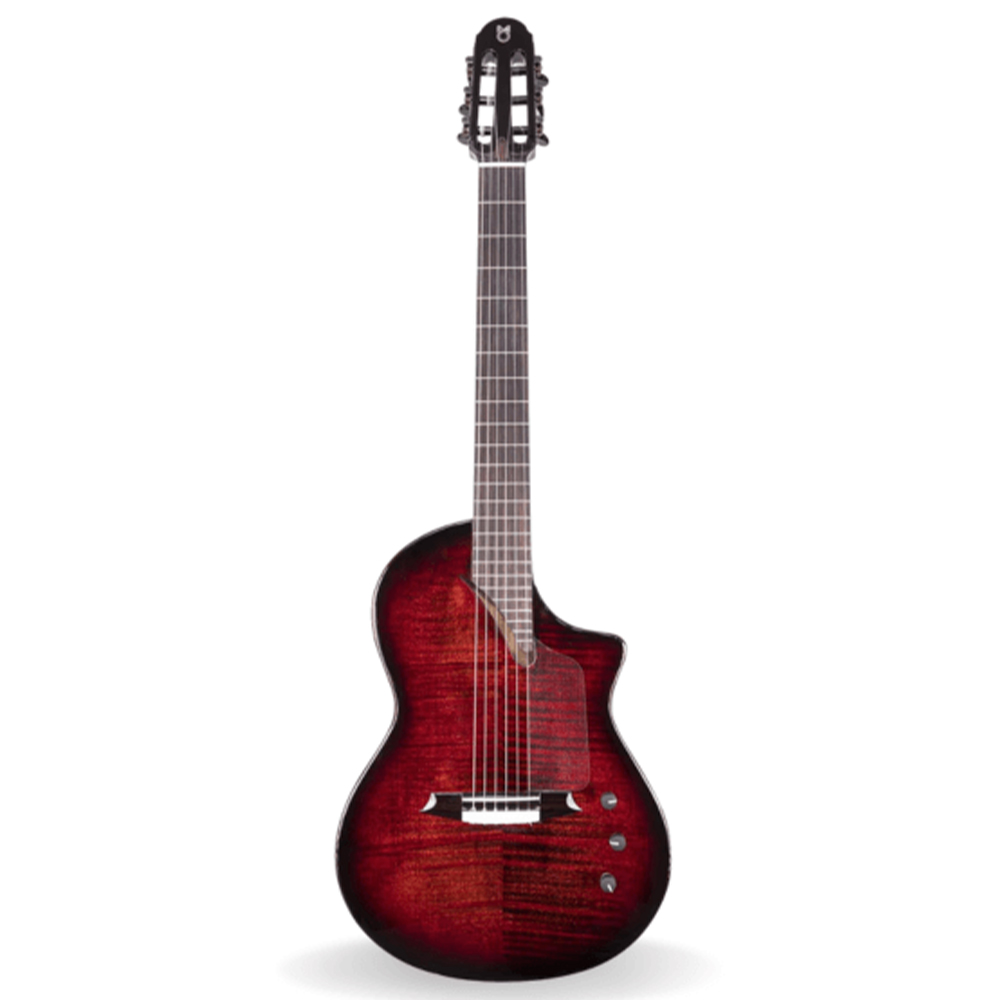 Martinez Hispania Cognac Elektro Klasik Gitar