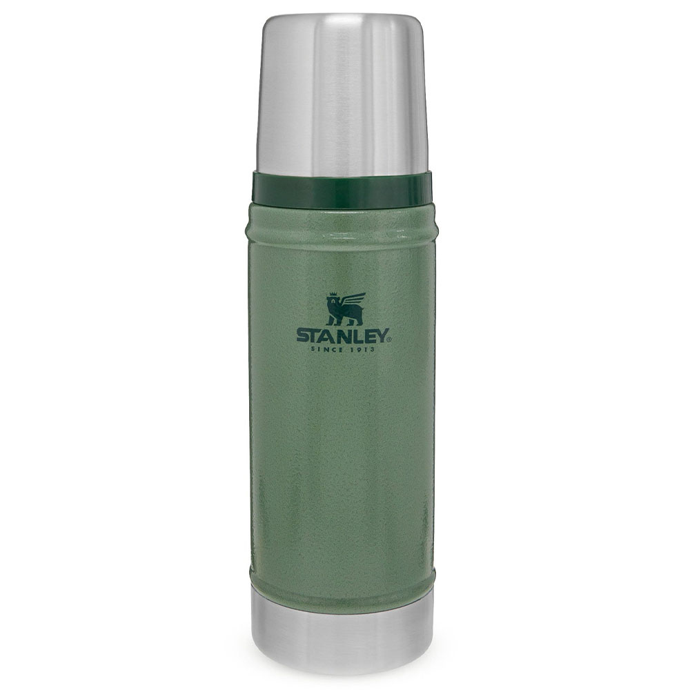 STANLEY 0.47L Classic Legendary Bottle Hammertone Green - Yeşil Matara