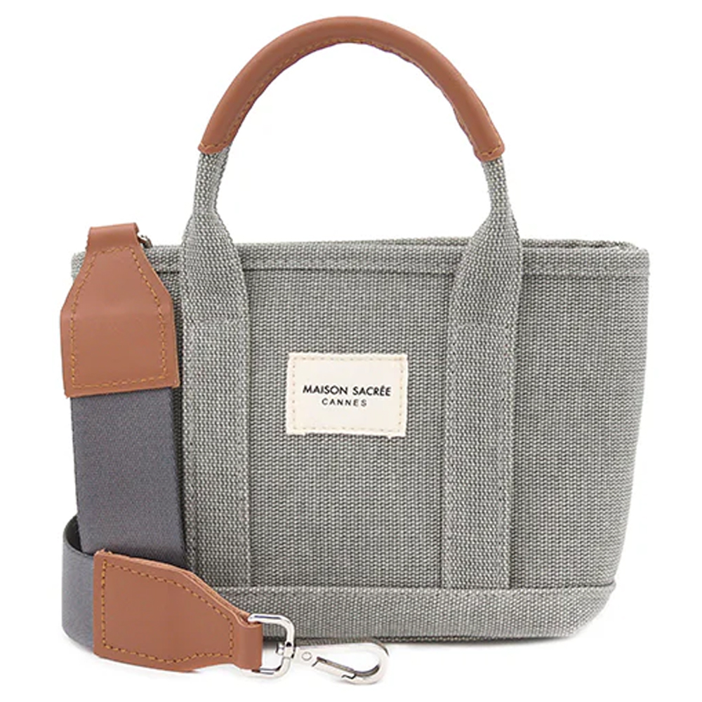 MAISON SACREE Miramar Gri Mini Kol Çantası