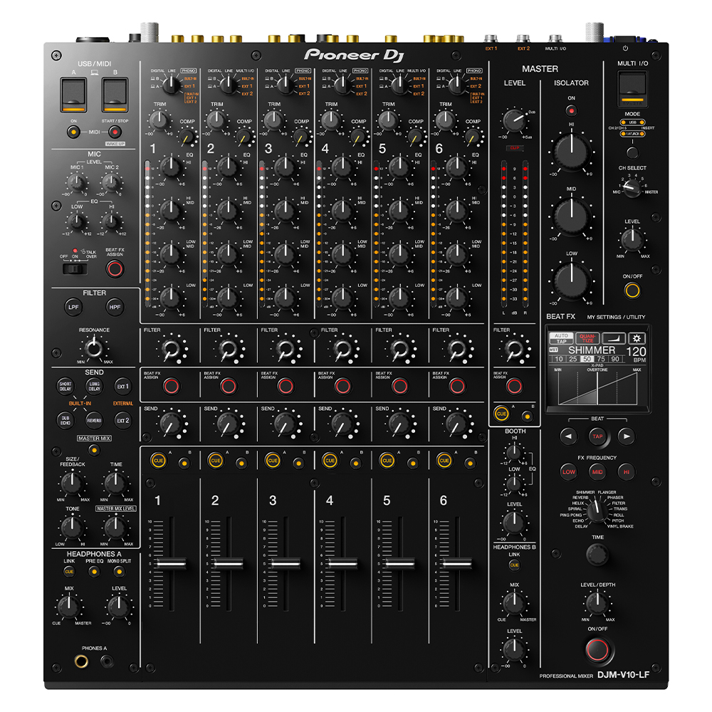 PIONEER DJ by ALPHATHETA DJM-V10-LF 6 Kanal DJ Mikseri