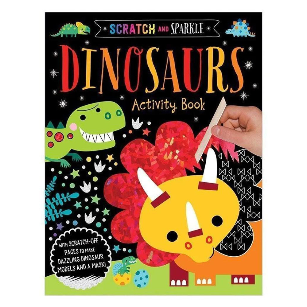 MBI - Scratch and Sparkle Dinosaurs Activity Book