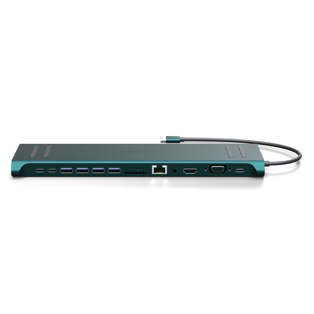 TRUEBO ProConnect 13in1 Type-C Stand Hub Çoklayıcı - Yeşil