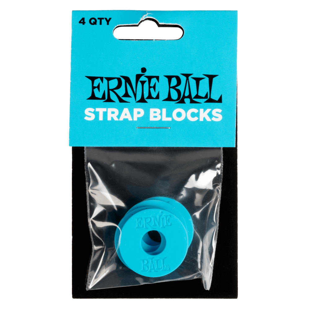 Ernie Ball P05619 Strap Block 4PK-Mavi