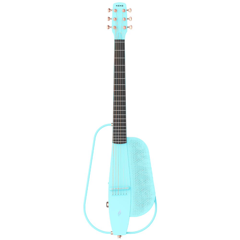 Enya NEXG 2 BL Kablosuz Mikrofonlu ve Aksesuar Paketli Mavi Elektro Akustik Gitar