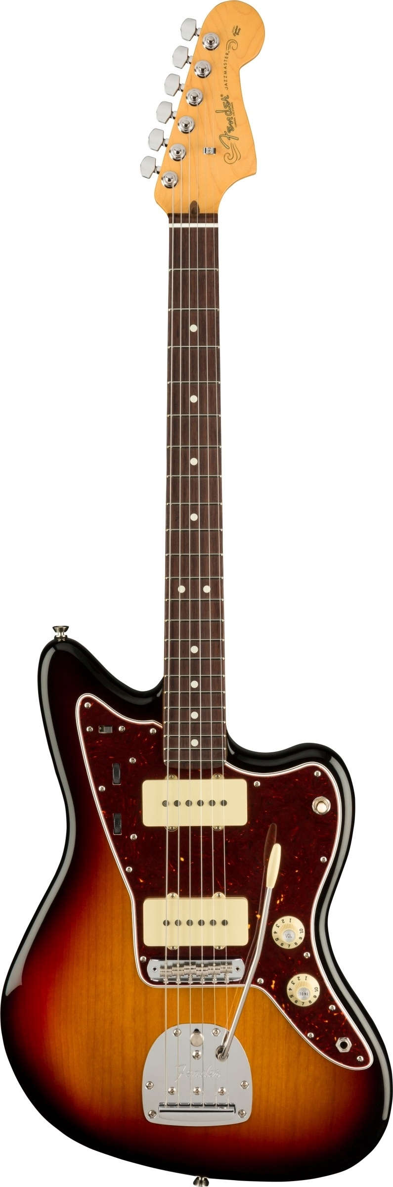 Fender American Professional II Jazzmaster Gülağacı Klavye 3-Color Sunburst Elektro Gitar