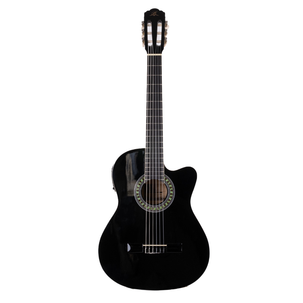 Barcelona LC 3900 CEQ BK Elektro Klasik Gitar