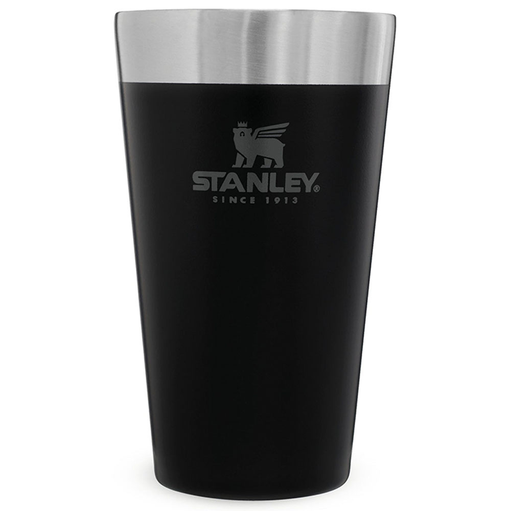 STANLEY Adventure 0.47L Stacking Vacuum Pint Matte Black - Siyah Termos Bira Bardağı