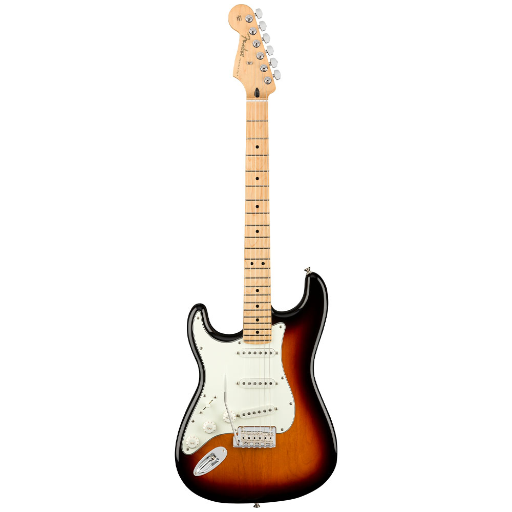 Fender Player Stratocaster Left Handed Akçaağaç Klavye 3 Tone Sunburst Solak Elektro Gitar