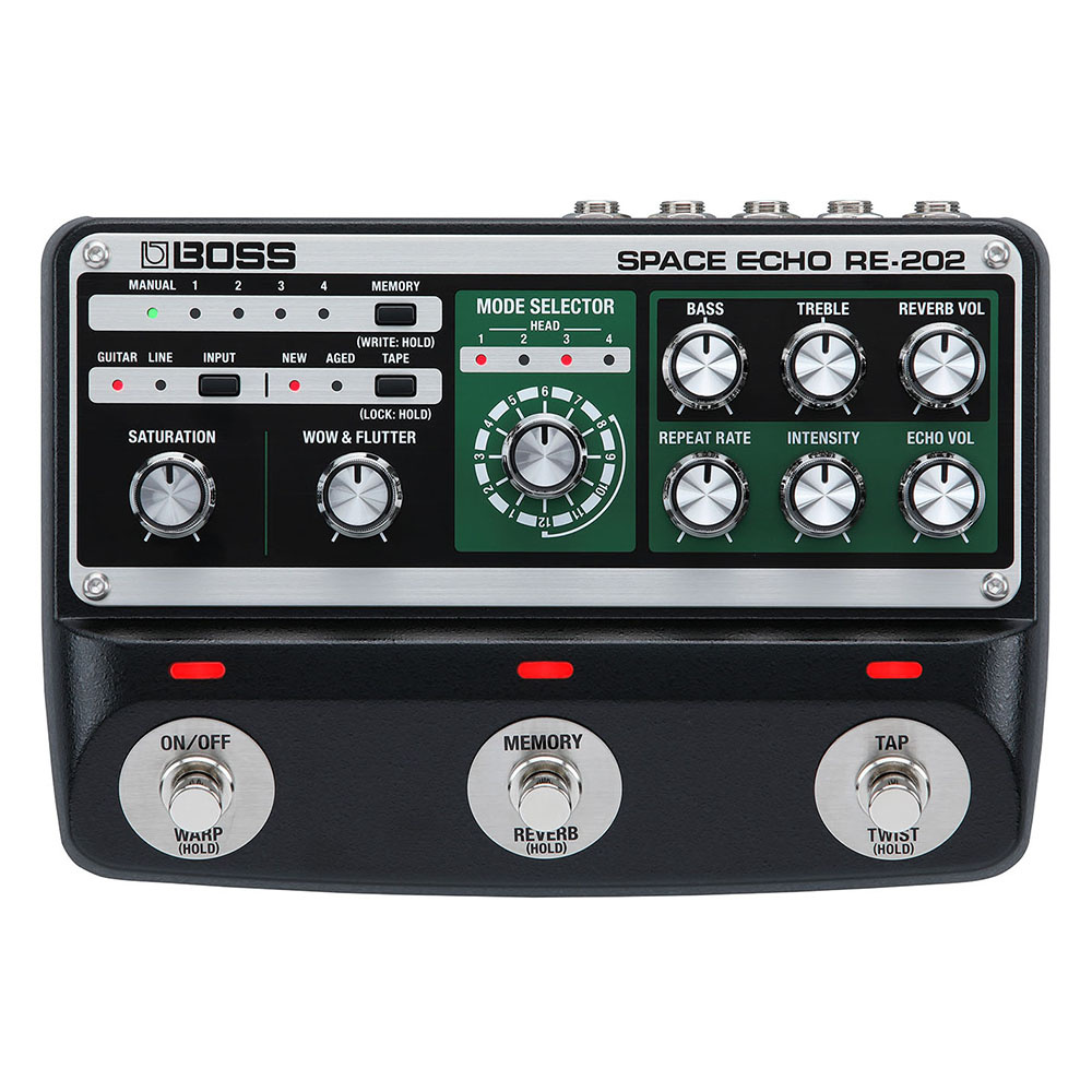 BOSS RE-202 Space Echo Delay/Reverb Pedalı