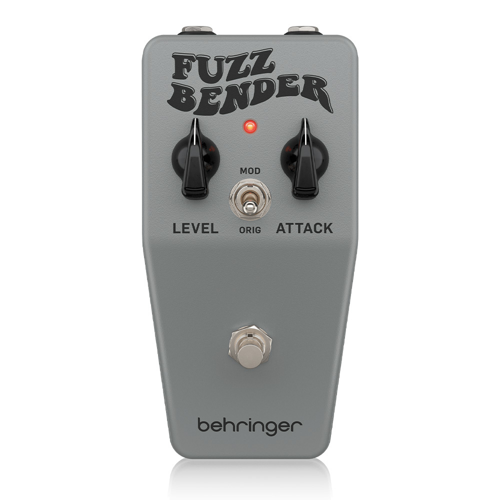 BEHRINGER FUZZ BENDER Vintage 60s Style Fuzz Pedal with Custom Bias Mod Switch