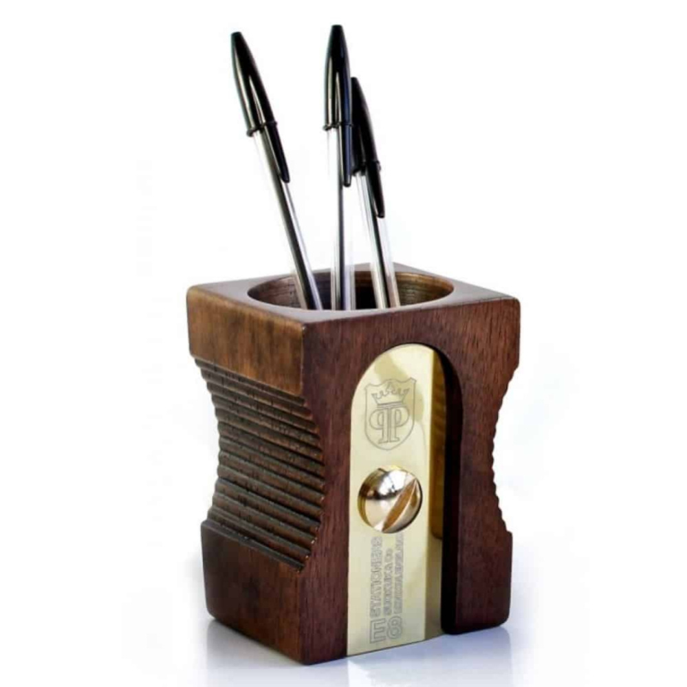 SUCK UK Kalemtıraş Kalemlik - Koyu Kahve