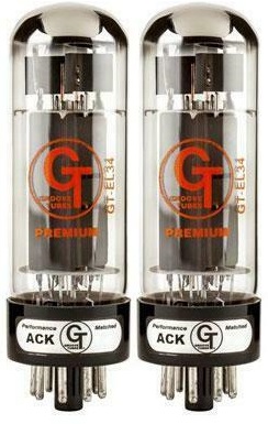 Groove Tubes GT-EL34-R MED DUET Power Tube Lamba