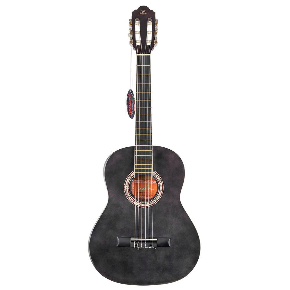 BARCELONA LC 3600 TBK 3/4 Junior Transparan Siyah  Klasik Gitar