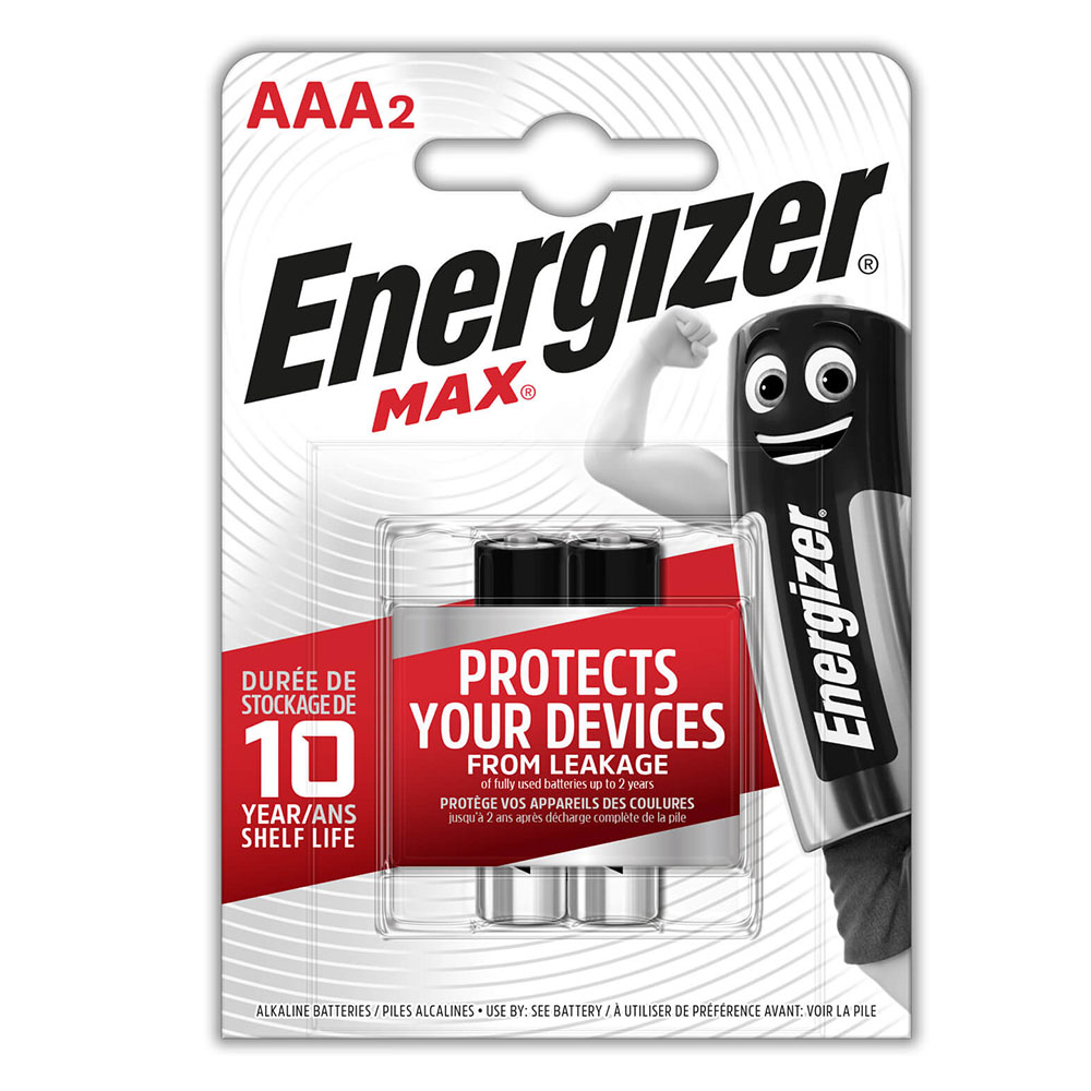 Energizer Max Alkaline AAA BP2 Pil