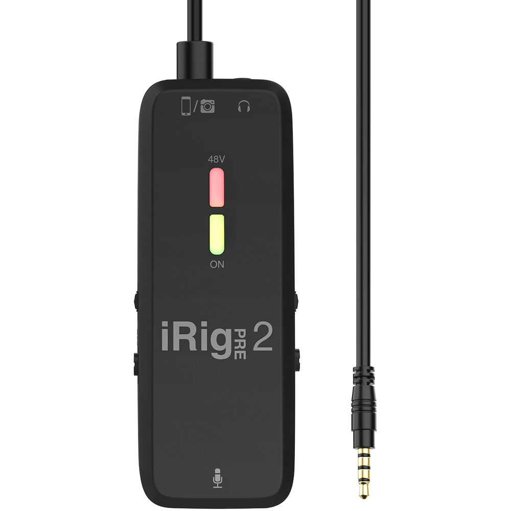 IK Multimedia iRig Pre2 Mikrofon Arabirim Preamp (iOS & Android)