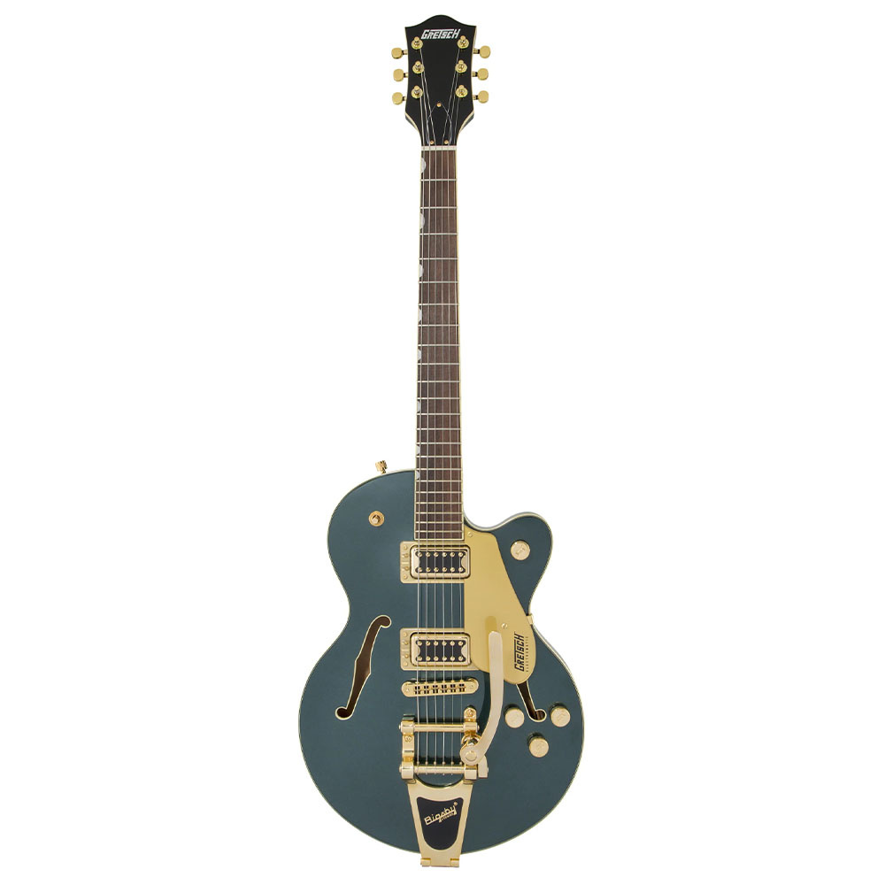 Gretsch G5655TG Electromatic Center Block Jr. Single-Cut with Bigsby and Gold Hardware Laurel Klavye Cadillac Green Elektro Gitar