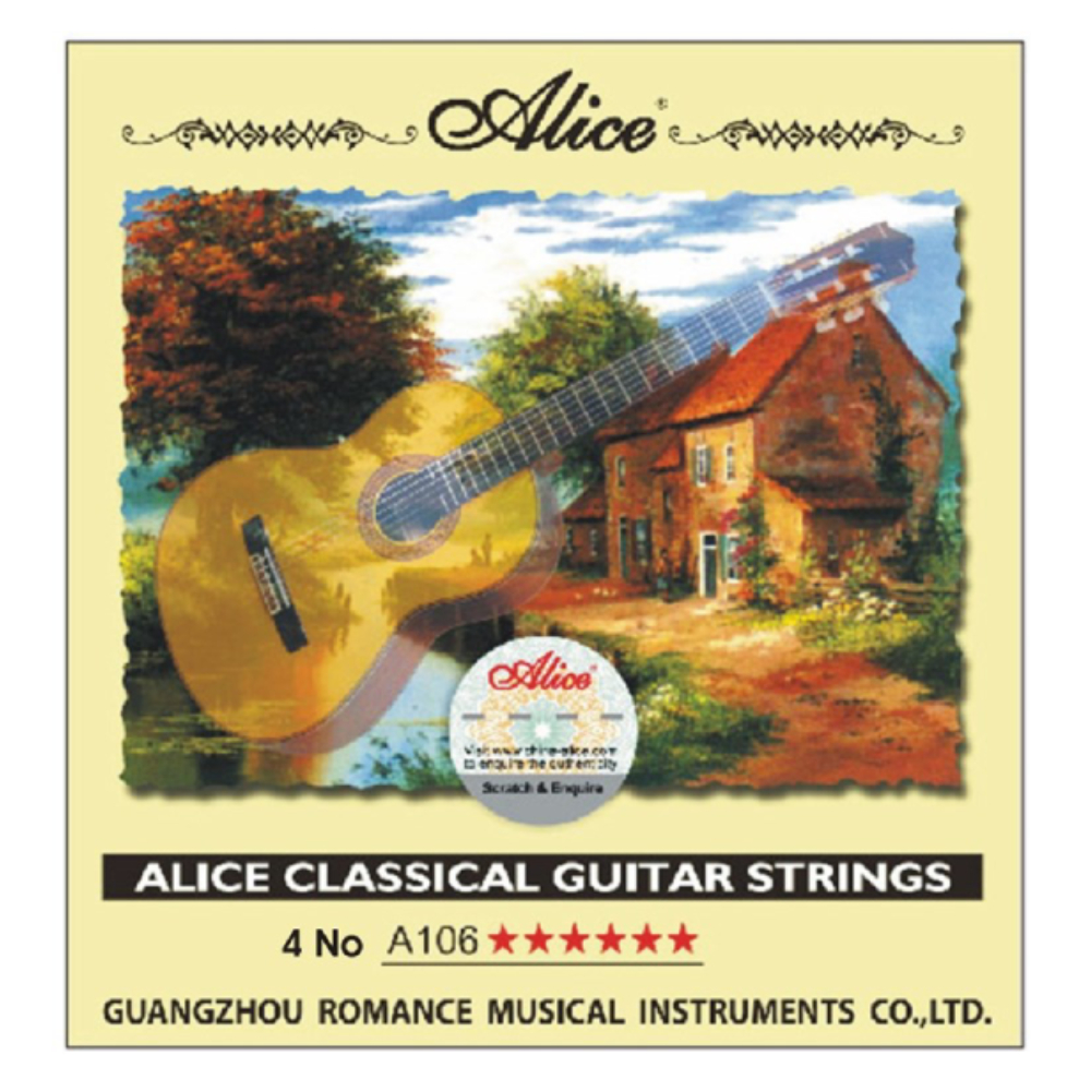 Alice AC106-H4 / Tek Klasik Gitar Teli - Re